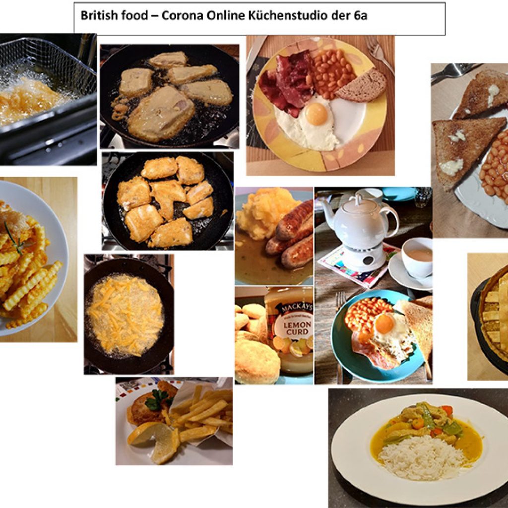 In der 6. Klasse gibt es im Englischbuch einen ‚Focus on British food‘.  05.02.2021